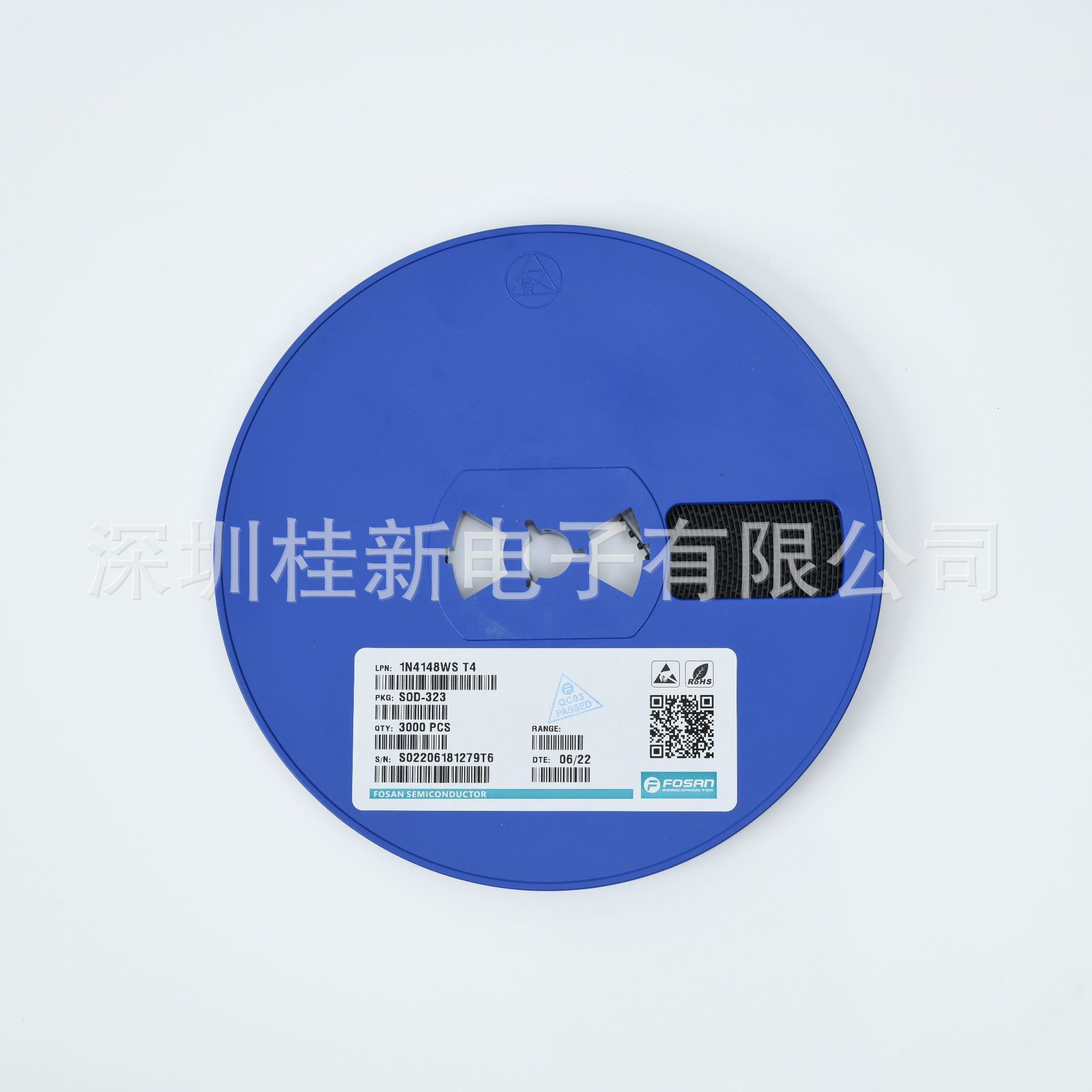 全新原装FOSAN富信  丝印T4 1N4148WS SOD323 独立式开关二极管