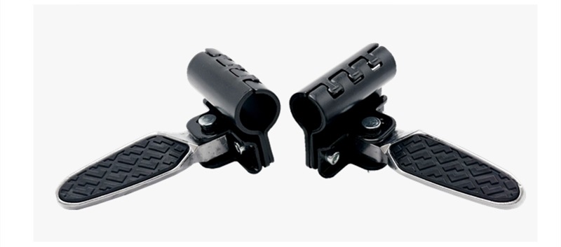 Electric Vehicle Scooter Bumper Footrest Bumper with Adjustable Footrest Pedal Electric Motorcycle Accessories