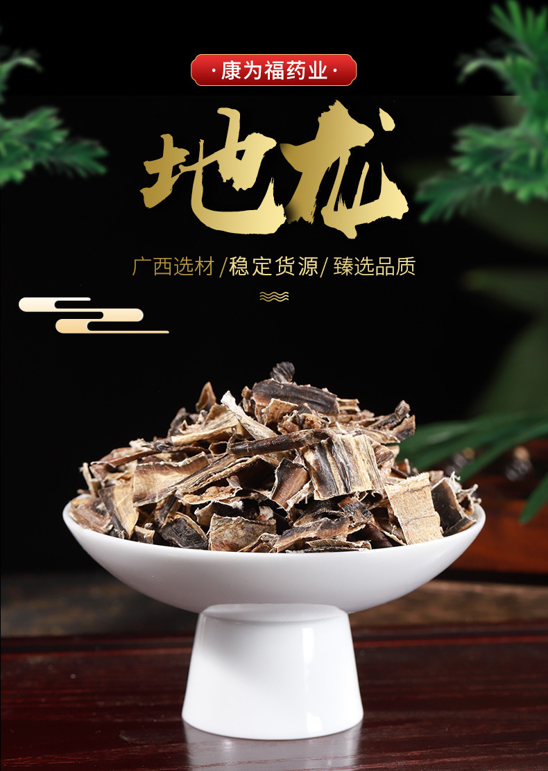 Di Long Dried Segmented Earthworm (Pheretima) — Traditional Chinese Herb for Decoction & Wine Soaking overview