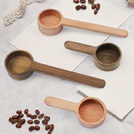 小盐勺茶叶勺子奶粉计量勺 木制咖啡勺调味料勺咖啡粉定量勺测量