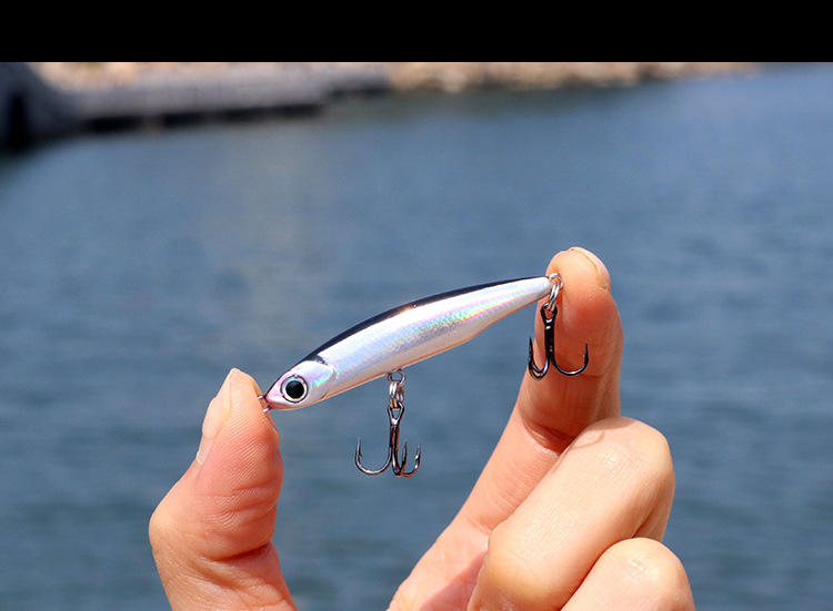 Sinking Minnow Fishing Lures Hard Plastic Minnow Baits Bass Trout Fresh Water Fishing Lure