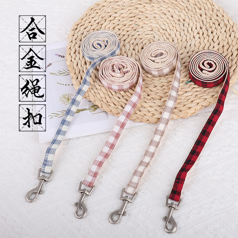 Fábrica al por mayor nuevo algodón gato pecho y cuerda de tracción trasera ajustable anti-rotura gato caminando cuerda chaleco gato cuerda