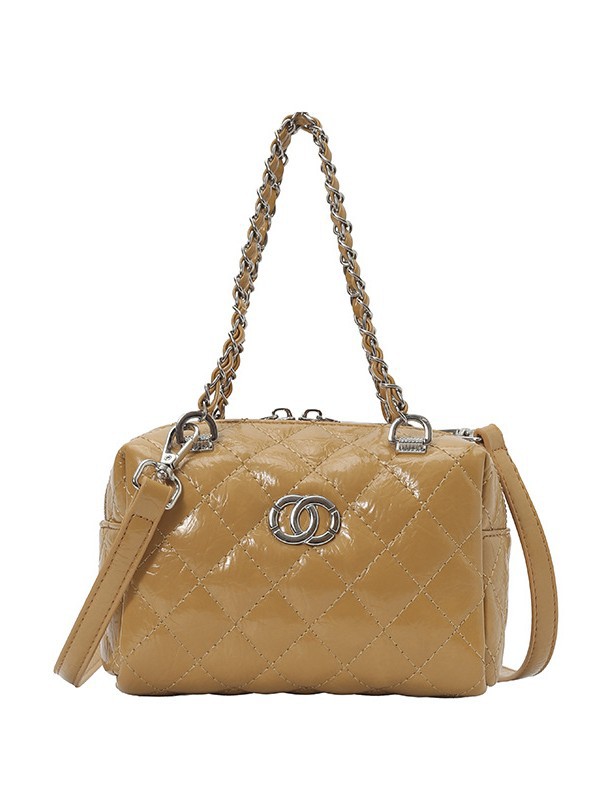 Moda francesa de cadena de diamante bolso de mano pequeño cuadrado de mujer pequeña fragancia alta sensación de lujo ligero bolso de hombro simple