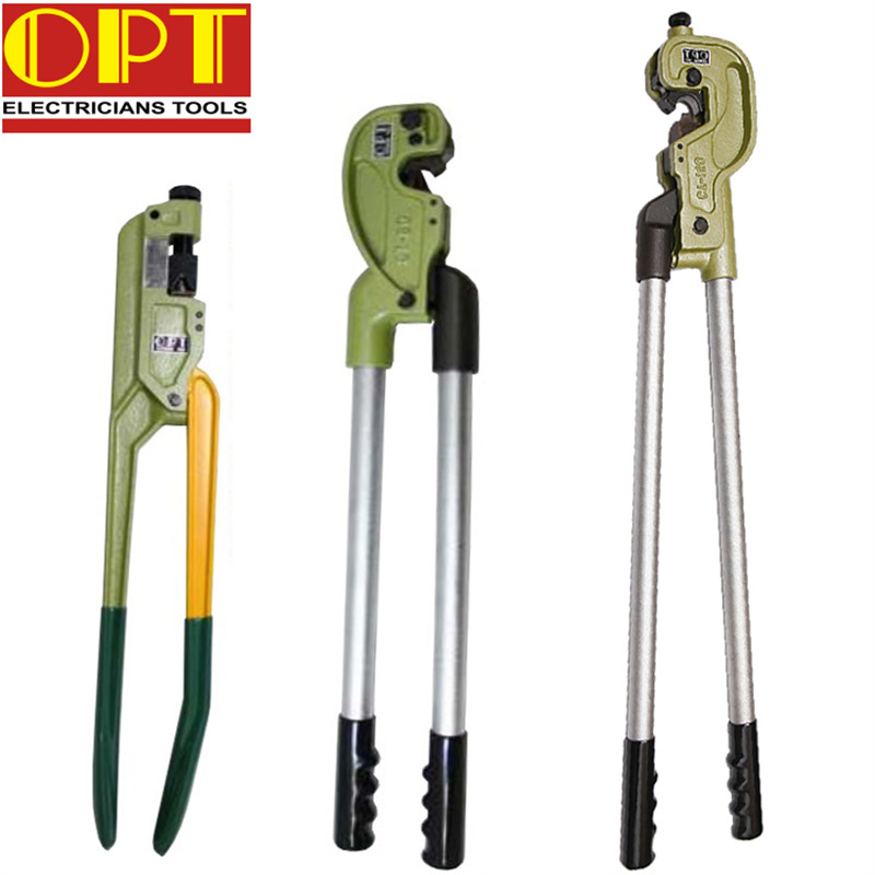 台湾OPT压线钳进口手动裸端子Y型O型铝铜接线端子机械压接钳CT-38