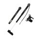 Baimei aluminum alloy pump manufacturers directly supply portable mini high pressure inflatable bicycle pump with barometer