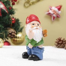 跨境欧美花园比耶侏儒小矮人树脂工艺品摆件装饰品庭院卡通装饰品