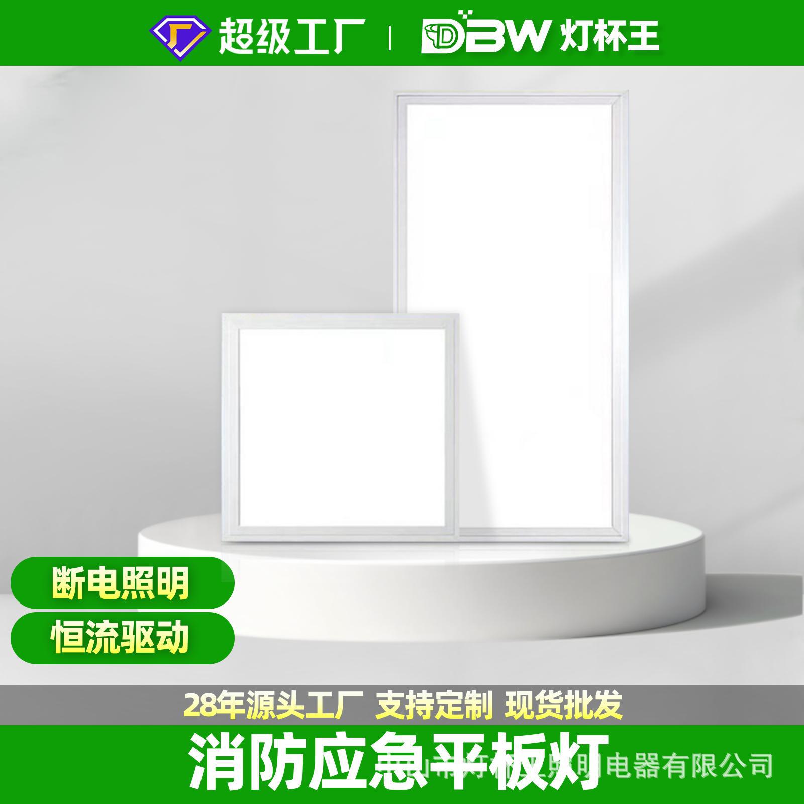 Luz de panel de inducción led fuego iluminación de emergencia 600x600 panel de luz 300*600 luz de techo integrada de ingeniería
