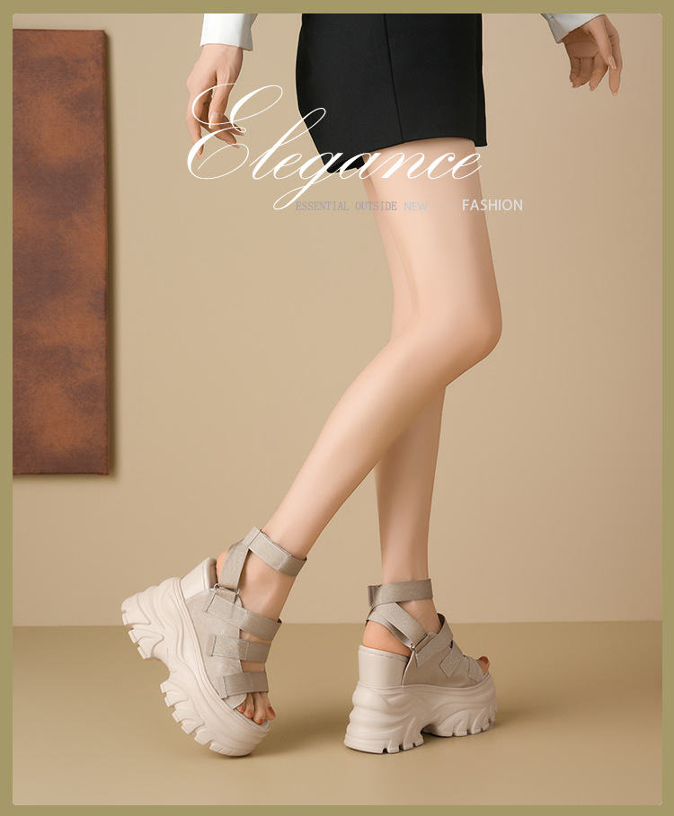 Giày cao gót nữ đế xuồng platform da thật, gót 14 cm, dáng nhỏ — Màu đen chi tiết 1
