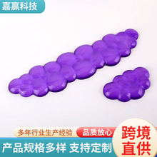 水晶雲朵護腕鼠標墊可愛雲朵腕托墊硅膠手托墊辦公舒適手腕墊套裝