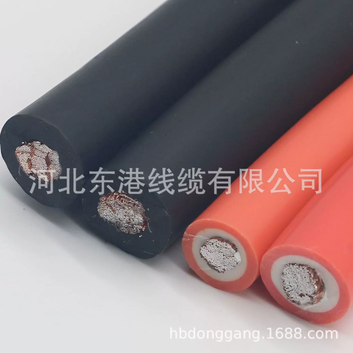 东港工厂铜包铝线电焊机电缆焊把线焊接电缆黑25mm