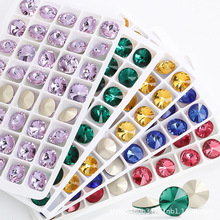 卫星玻璃钻精品高档k9品质精美超闪服装项链包包配件材料水晶钻饰