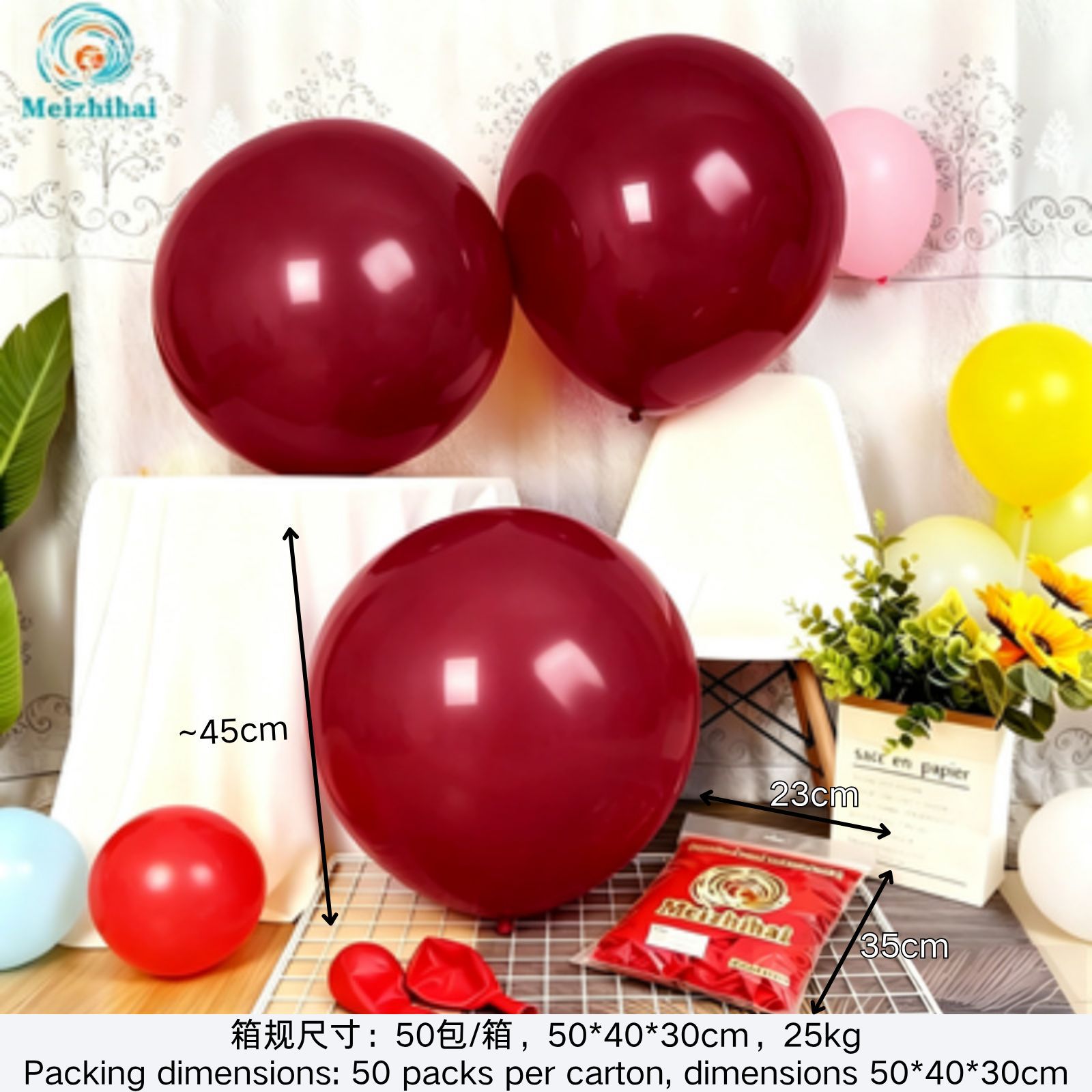 Globo engrosado globo mate globo de látex set personalizado globo de dopamina decoración globo de color