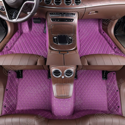 Modelə uyğun ayaqaltı | Macao version right-hand drive peptide car carpet - purple