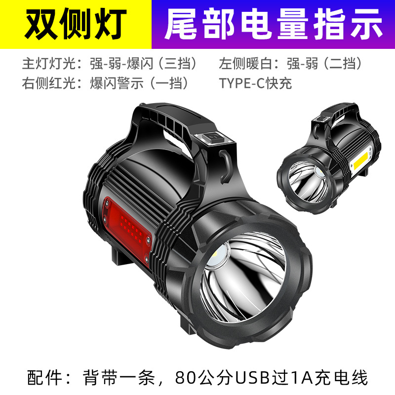 Reflector a prueba de explosiones transfronterizo del LED con la luz lateral de la MAZORCA linterna de alta potencia ligera portátil ligera fuerte impermeable al aire libre de la emergencia