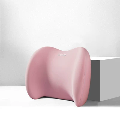 neck pillow pillow car pillow: Waist support - pink-single-lumbar-support