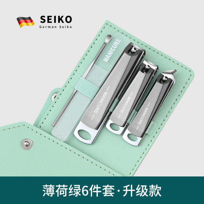Rotar pinza de uñas de una sola herramienta de cubierta plana anti-splash gran cortadora de uñas con cuchillo de uñas portátil