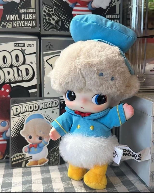 DIMOO迪莫系列POPMART泡泡玛特搪胶脸毛绒钥匙扣盲盒潮玩礼物公仔|undefined
