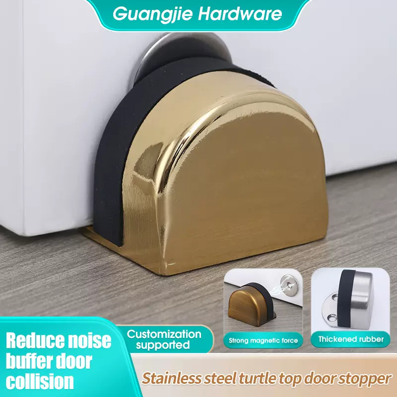 批发不锈钢免打孔门吸门阻龟顶缓冲门挡门顶限位器地吸门碰门塞