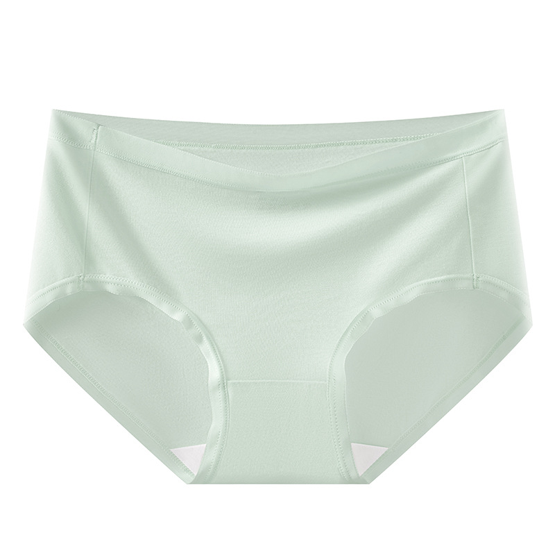 Bragas modales para niñas entrepierna de algodón puro 10A entrepierna antibacteriana cadera cintura media sin costuras calzoncillos de mujer absorbentes y transpirables