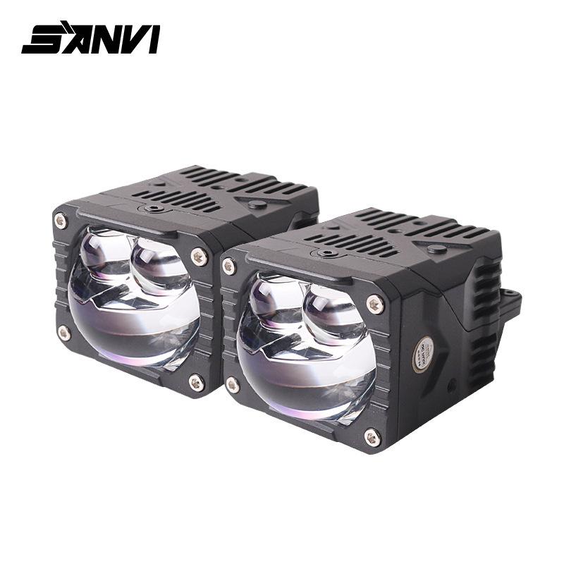 SANVI三为车灯新品高亮聚光椭圆光型S15 LED摩托车射灯工作灯|undefined