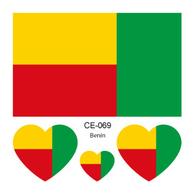 Colección completa de banderas nacionales Spot Juegos del Día Nacional Pegatinas de bandera de amor Pegatinas de tatuajes Pegatinas faciales impermeables para hombres y mujeres Pegatinas de actividad