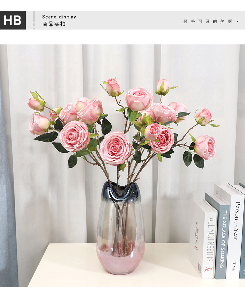 1 Piece Quantity Birthday, Date Occasion Elegant Romantic Flower Silk Flower Artificial Flowers