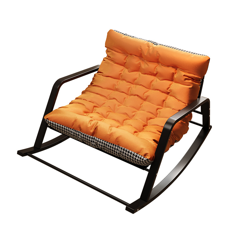 Sofá perezoso balcón ocio silla mecedora reclinable para adultos sofá cómodo silla hogar sala de estar doble mecedora