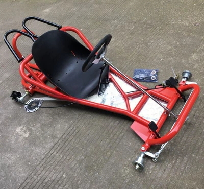 Motorcycle frame, Motorcycle Drift Kart Accessories Complete - individual-body-yellow-frame