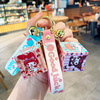 Sanrio, small Rubik's cube, keychain, cartoon accessory, school bag for beloved, pendant, anti-stress, creative couple, wholesale