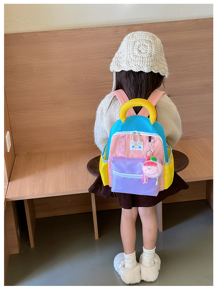 New Kindergarten Backpack Children's Primary School Grade One Boys And Girls Ultra-Light Backpack Spine Protection Travel Backpack display picture 30