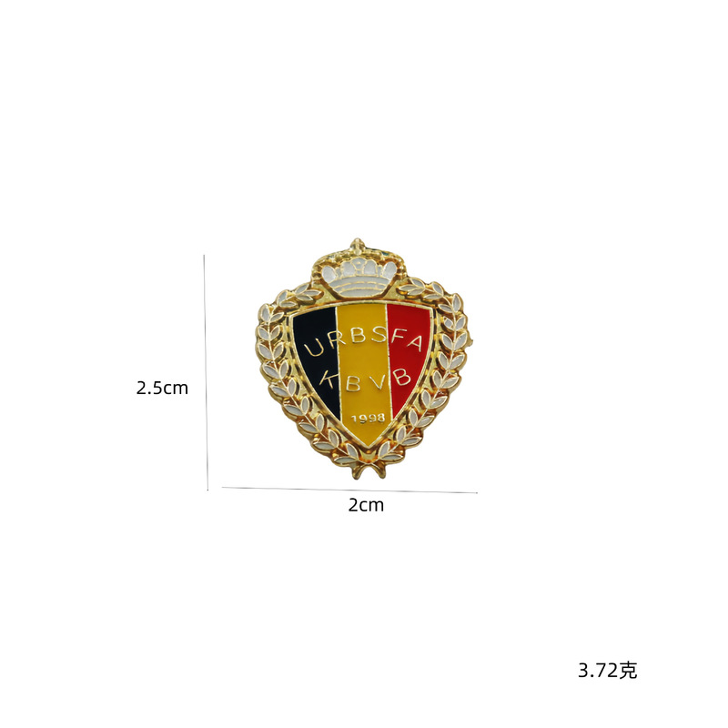 ミラノパリ皇馬曼城リヴァプール金属サッカーブローチ金属バッジ記念品プレゼント|undefined
