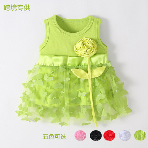 Baby summer clothes infant Baby wears baby skirt infant summer coming-of-age ceremony dress women's dress