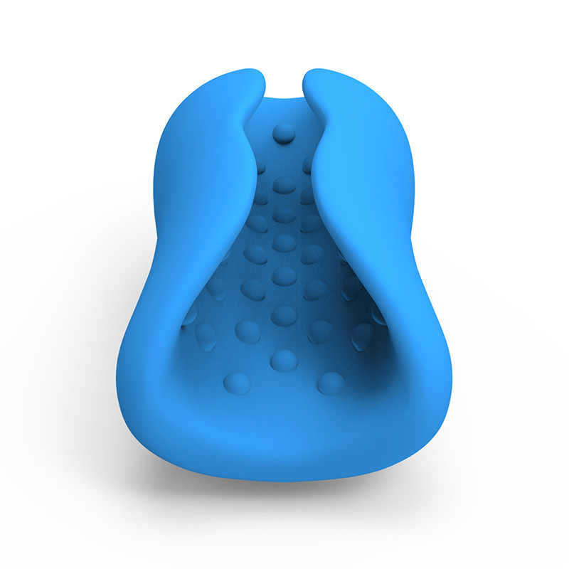 Abra abierto a través de taza de avión masculina masturbadora de interés manual de goma suave, productos para adultos molde invertido