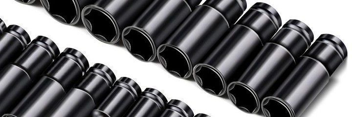 Large Socket Wrench Electric Extended Hex Socket 8-32mm Air Screwdriver Socket 1/2 Socket Complete Set Cross-Border