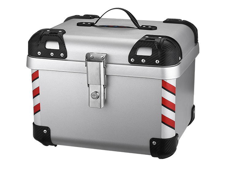 Motorcycle trunk large capacity trunk scooter electric car trunk large universal non-aluminum alloy tail box
