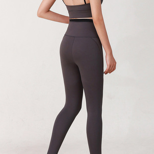 Wuxi Guiyi Naked Yoga Pants Hip-lifting High Waist Abdomen-tucked Sports Tights Quick-drying Sports Pants Fitness Pants for Women