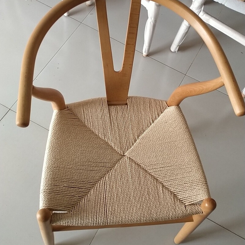 Imported Beech and Ash Wood Y Chair Nordic Solid Wood Homestay Armchair Leisure Chinese-Style Backrest Chair Tea House Chair