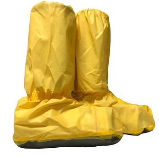 Class C Chemical-Proof and Strong Acid-Base-Proof Boot Covers Laboratory Pvc Anti-Slip Bottom Leggings Shoe Covers Multi-Layer Composite Film Acid-Base-Proof