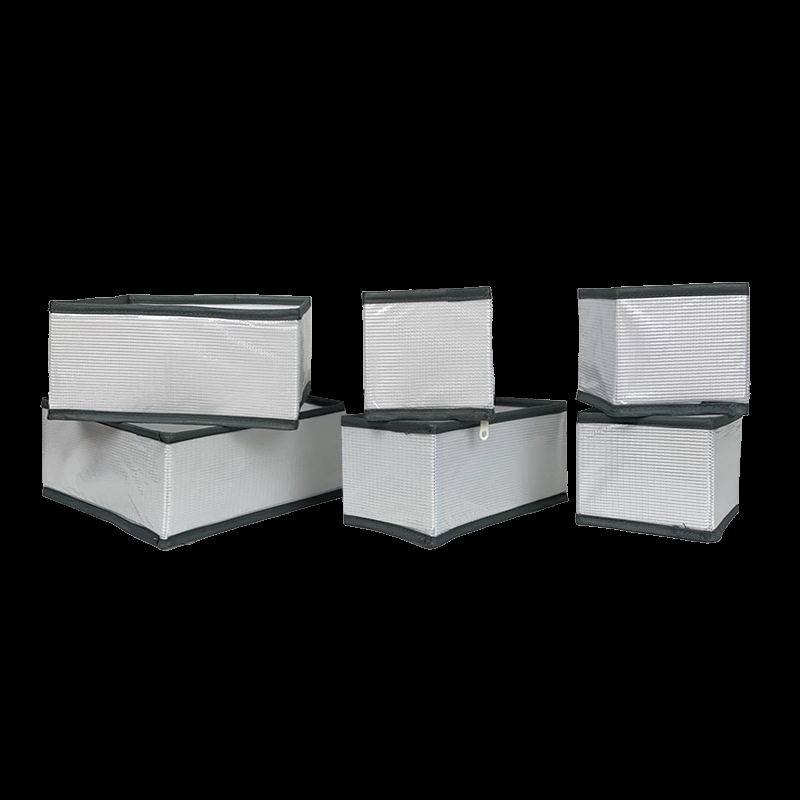 Ropa interior caja de almacenamiento de ropa interior calcetines caja de almacenamiento cajón de tela partición rejilla hogar organización caja a cuadros