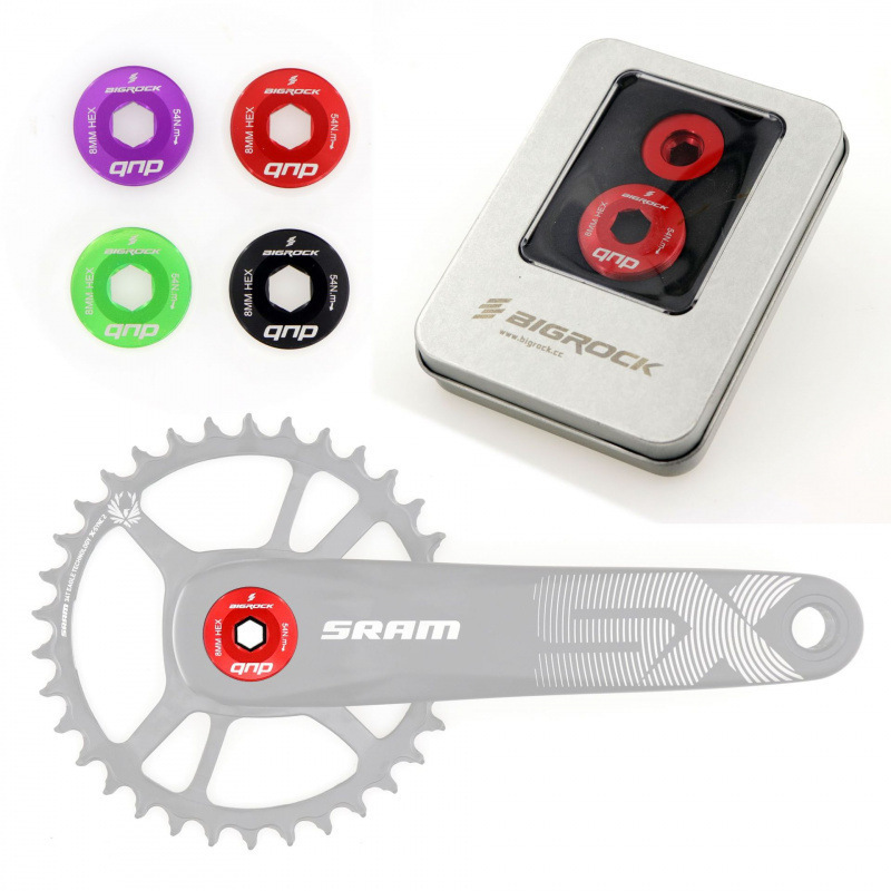 Zteamyj2022 New Mtb Road Bicycle Crank Arm Bolt M18/M30 Alloy Self-Tapping Screw