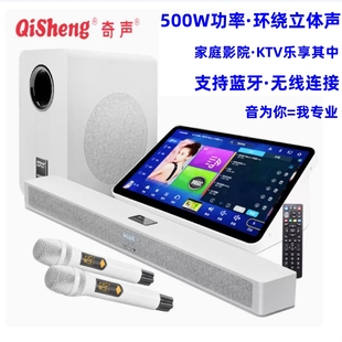 Free Shipping Qisheng Home Audio Living Room Echo Wall Home Theater Subwoofer Surround Ktv Tv Projector Karaoke