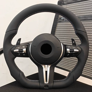 Factory wholesale suitable for BMW 1234567 series flat-bottom steering wheel modification assembly x1x2x3x4x5x6x7