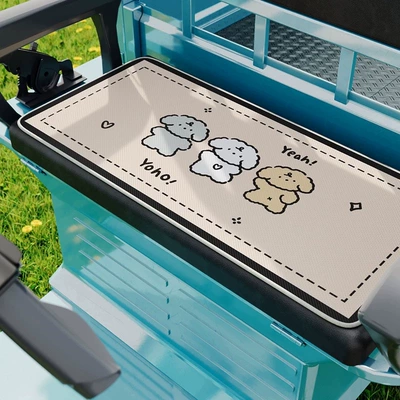 Avtomobil döşəmə paspasları — Tricycle Seat Cushion Set Summer - three-puppies-3570cm-ice-silk-cushion