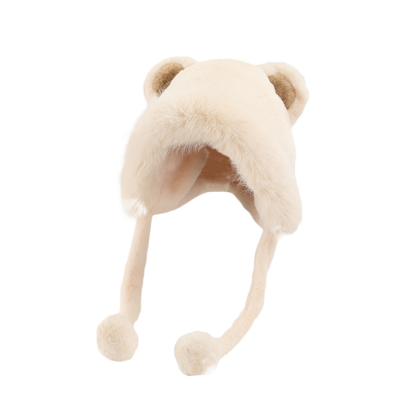 Korea versiooniga naiste kaisukaru sügis-talv uus moodne armas tüdruk Lei Fengi müts, mitmekülgne ja soe pehme müts_voghion.com