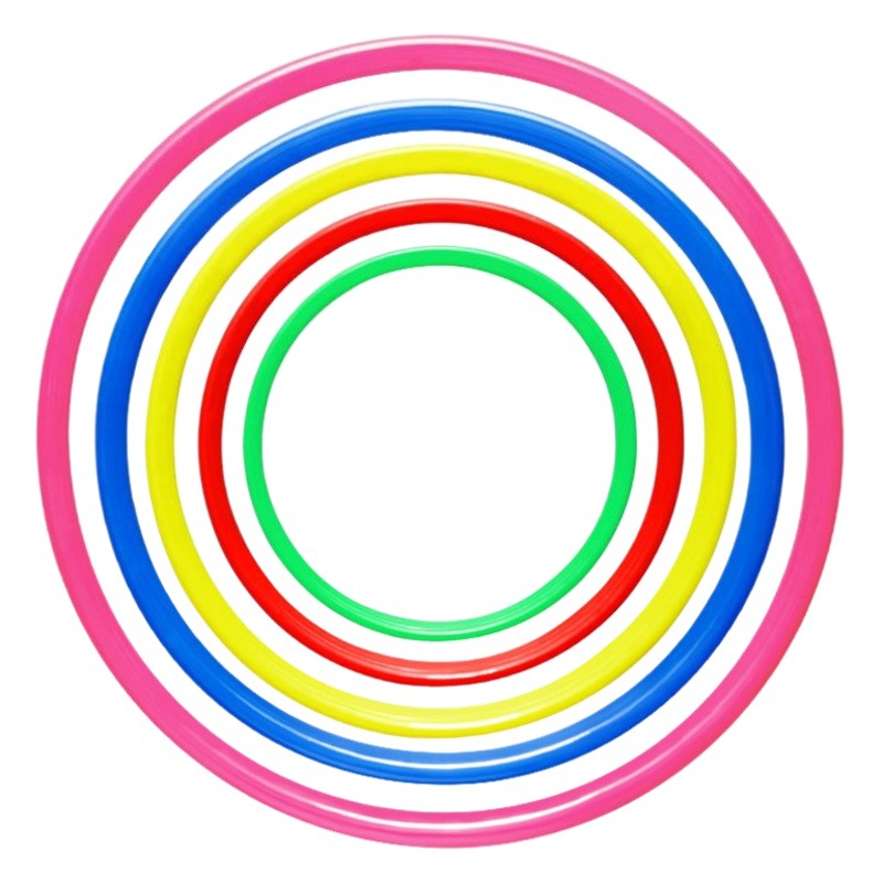 Anillo de mercado nocturno de atrevido anillo de lanzamiento de anillo de plástico anillo de lanzamiento de juguete para niños en stock al por mayor hueco sólido