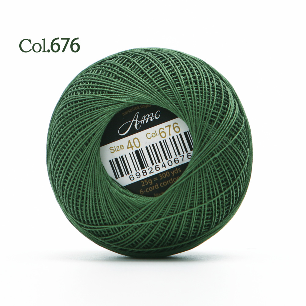 #676*300야드*40호, 각 묶음당 25G