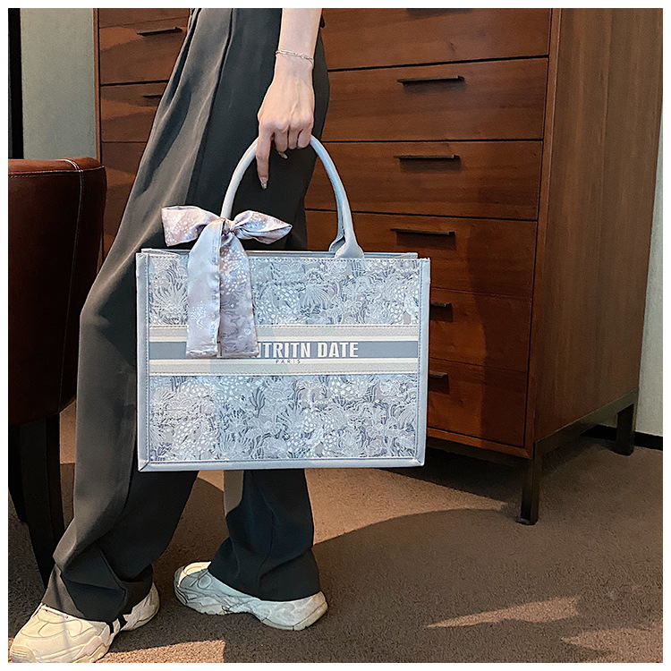 Bolso de mano para mujer nuevo 2024 bolso impreso de moda transfronteriza bolso de hombro de Cercanías de trabajo de alto grado