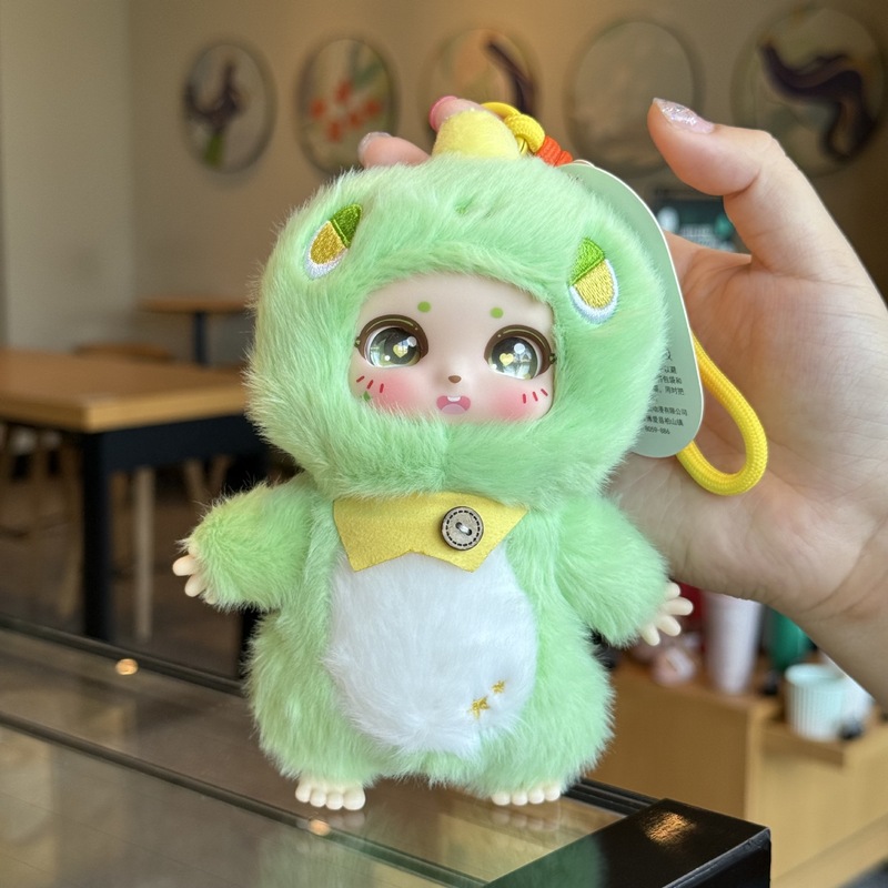 新しいビニールぬいぐるみかわいいモンスターアタックかわいいスクールバッグバッグペンダントキーホルダー人形トレンドブラインドボックスギフト|undefined