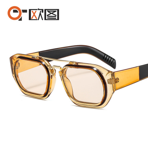 OTU's new PD53 men's personalized trendy sunglasses ins retro color sunglasses cross-border hot sale wholesale