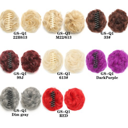 Fábrica directa pelucas europeas y americanas damas agarrar clip anillo de cabello garra de tigre 8 dientes bolsa de cabello agarrar tipo bandeja de flores 50g